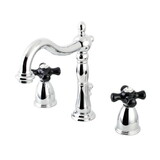 Kingston Brass Duchess Widespread Bathroom Faucet with Plastic Pop-Up, Polished Chrome KB1971PKX
