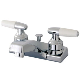 Kingston Brass 4 in. Centerset Bathroom Faucet, Polished Chrome KB201