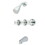 Kingston Brass KB231PX Tub and Shower Faucet, Polished Chrome