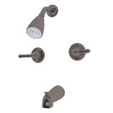 Kingston Brass KB245 Two Handle Tub & Shower Faucet, Oil Rubbed Bronze