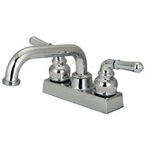 Kingston Brass 4 in. Centerset 2-Handle Laundry Faucet, Polished Chrome KB2471NML