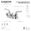 Kingston Brass KB258RXL Restoration Two-Handle 3-Hole Deck Mount 4" Centerset Bathroom Faucet with Plastic Pop-Up, Brushed Nickel