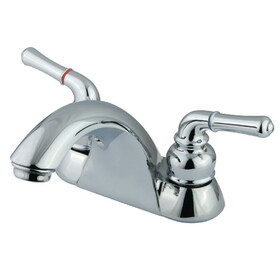 Kingston Brass 4 in. Centerset Bathroom Faucet, Polished Chrome KB2621LP