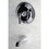 Kingston Brass KB2631MLTTO Single-Handle 2-Hole Wall Mount Tub and Shower Faucet Tub Trim Only, Polished Chrome