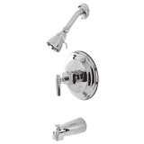 Kingston Brass Milano Tub & Shower Faucet, Polished Chrome KB2631QL