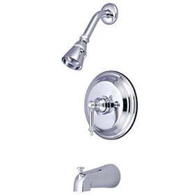 Kingston Brass Tub and Shower Faucet, Polished Chrome KB2631TL