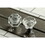 Kingston Brass KB2631WCL Celebrity Tub & Shower Faucet With Single Crystal Octagonal Knob Handle, Polished Chrome