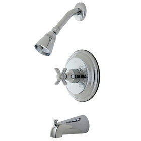 Kingston Brass Tub/Shower Faucet, Polished Chrome KB2631ZX