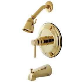 Kingston Brass Concord Tub & Shower Faucet (Valve Not Included), Polished Brass