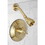 Kingston Brass KB2637BXTSO Metropolitan Single-Handle 2-Hole Wall Mount Shower Faucet Trim Only, Brushed Brass