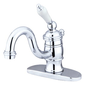 Kingston Brass Victorian 4" Centerset Single Handle Bathroom Faucet, Polished Chrome KB3401PL