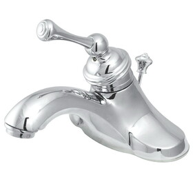 Kingston Brass 4 in. Centerset Bathroom Faucet, Polished Chrome KB3541BL