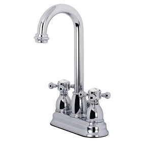 Kingston Brass 4 in. Centerset Bathroom Faucet, Polished Chrome KB3611BX