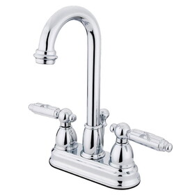 Kingston Brass 4 in. Centerset Bathroom Faucet, Polished Chrome KB3611GL