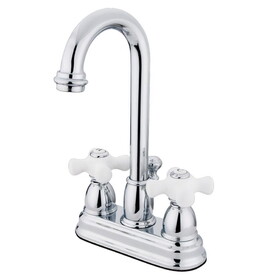 Kingston Brass 4 in. Centerset Bathroom Faucet, Polished Chrome KB3611PX