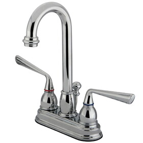 Kingston Brass 4 in. Centerset Bathroom Faucet, Polished Chrome KB3611ZL