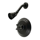 Kingston Brass Restoration Pressure Balanced Shower Faucet, Matte Black KB3630AXSO