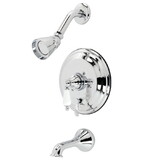 Kingston Brass KB36310PL Single Handle Tub & Shower Faucet, Chrome