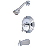 Kingston Brass KB3631AL Single Handle Tub & Shower Faucet, Chrome
