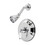 Kingston Brass KB3631PLSO Restoration Pressure Balanced Shower Faucet, Polished Chrome