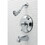 Kingston Brass KB3631PLT Single-Handle 3-Hole Wall Mount Tub and Shower Faucet Trim Only, Polished Chrome