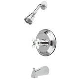 Kingston Brass KB3631PX Single Handle Tub & Shower Faucet, Chrome