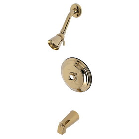 Kingston Brass Tub and Shower Trim Only Without Handle, Polished Brass