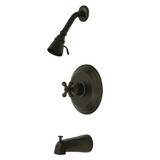 Kingston Brass KB3635AX Single Handle Tub & Shower Faucet, Oil Rubbed Bronze
