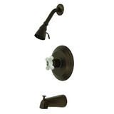 Kingston Brass KB3635PX Single Handle Tub & Shower Faucet, Oil Rubbed Bronze