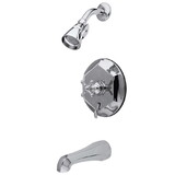 Kingston Brass KB46310BX Single Handle Tub & Shower Faucet, Chrome