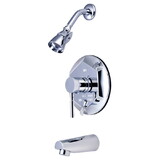 Kingston Brass KB46310DL Single Handle Tub & Shower Faucet, Chrome