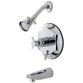 Kingston Brass Concord Tub & Shower Faucet, Polished Chrome KB46310DX