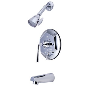 Kingston Brass KB46310ZL Single Handle Tub & Shower Faucet, Chrome