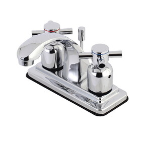 Kingston Brass 4 in. Centerset Bathroom Faucet, Polished Chrome KB4641DX