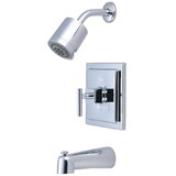 Kingston Brass Claremont Tub & Shower Faucet, Polished Chrome KB4651CQL