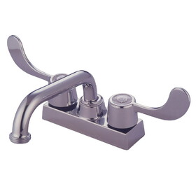 Kingston Brass KB481 Two-Handle 2-Hole Deck Mount Laundry Faucet, Polished Chrome