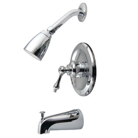 Kingston Brass Tub and Shower Faucet, Polished Chrome KB531AL