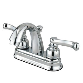 Kingston Brass 4 in. Centerset Bathroom Faucet, Polished Chrome KB5611FL