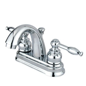 Kingston Brass 4 in. Centerset Bathroom Faucet, Polished Chrome KB5611KL