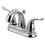 Kingston Brass KB5611YL 4 in. Centerset Bathroom Faucet, Polished Chrome