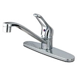 Kingston Brass Single-Handle Centerset Kitchen Faucet, Polished Chrome