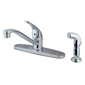 Kingston Brass 8-Inch Centerset Kitchen Faucet, Polished Chrome KB5720SP