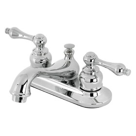 Kingston Brass 4 in. Centerset Bathroom Faucet, Polished Chrome KB601ALB