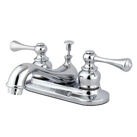 Kingston Brass 4 in. Centerset Bathroom Faucet, Polished Chrome KB601BL