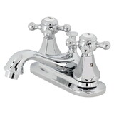 Kingston Brass Metropolitan 4 in. Centerset Bathroom Faucet with Pop-Up Drain, Polished Chrome KB601BX