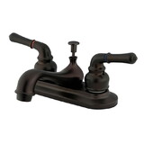 Kingston Brass 4 in. Centerset Bathroom Faucet, Oil Rubbed Bronze KB605NML