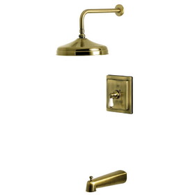 Kingston Brass Demure Single-Handle Pressure Balanced Tub and Shower Faucet