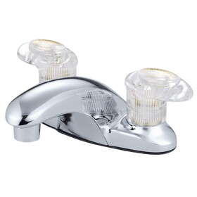 Kingston Brass 4 in. Centerset Bathroom Faucet, Polished Chrome KB6151LP