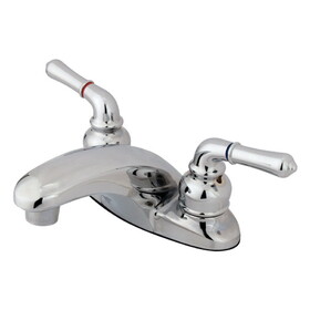 Kingston Brass 4 in. Centerset Bathroom Faucet, Polished Chrome KB621LP