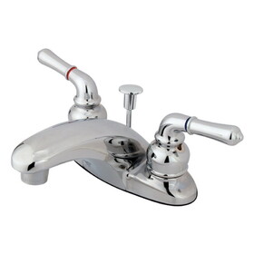 Kingston Brass 4 in. Centerset Bathroom Faucet, Polished Chrome KB621